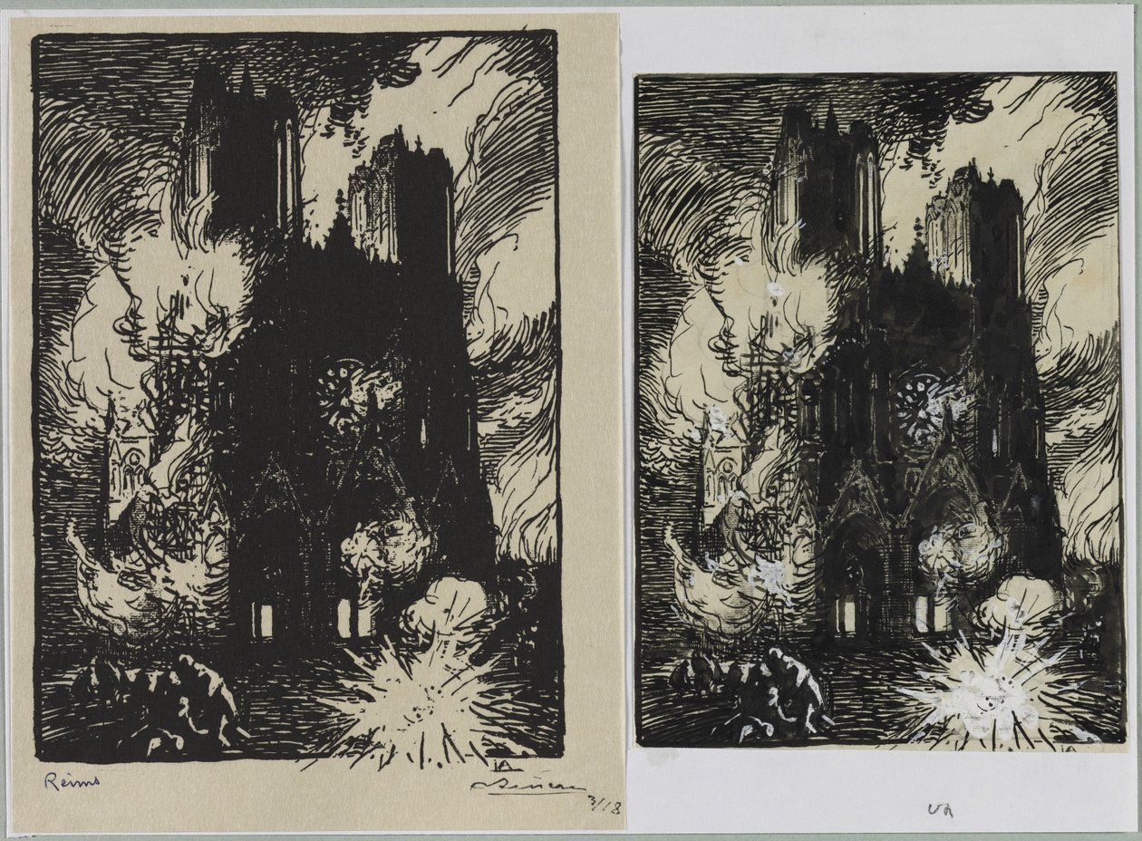 Reims autorstwa Auguste Louis Lepère