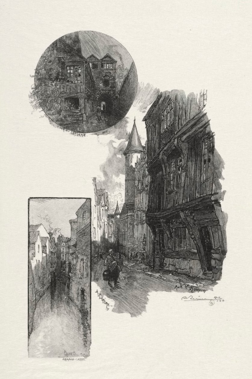Ilustrowany Rouen: Cour de L