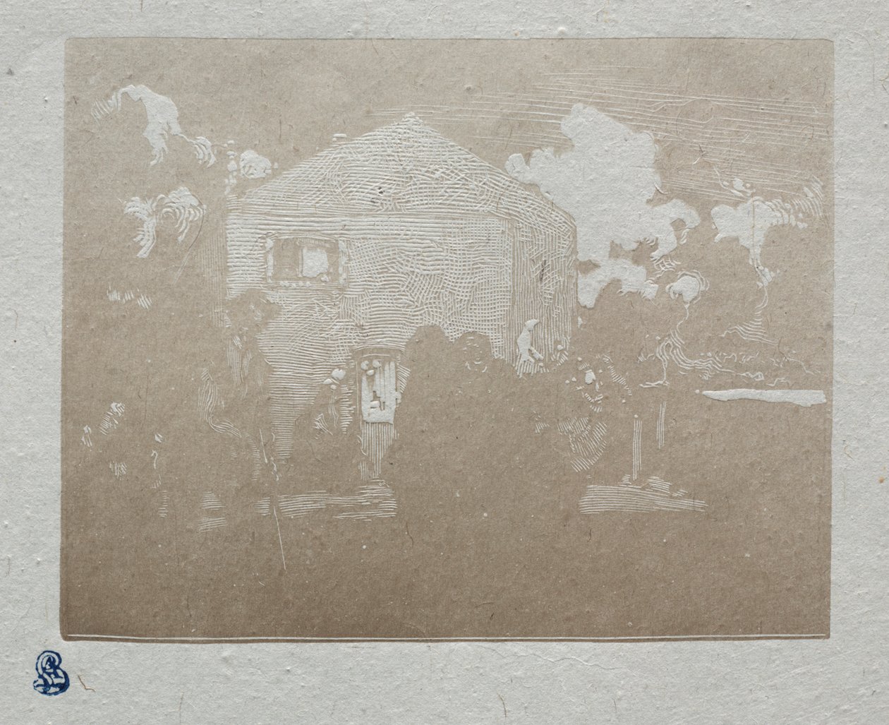 Żebracy w ostatnim domu, 1905. autorstwa Auguste Louis Lepère