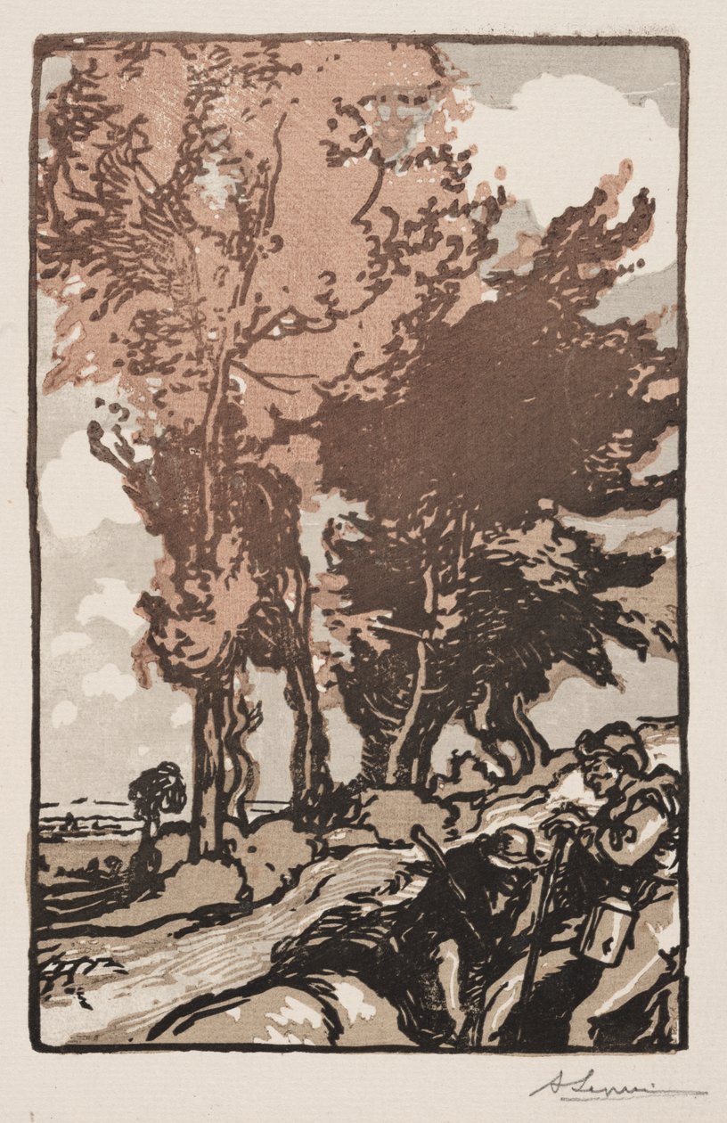 Miejsce spoczynku autorstwa Auguste Louis Lepère