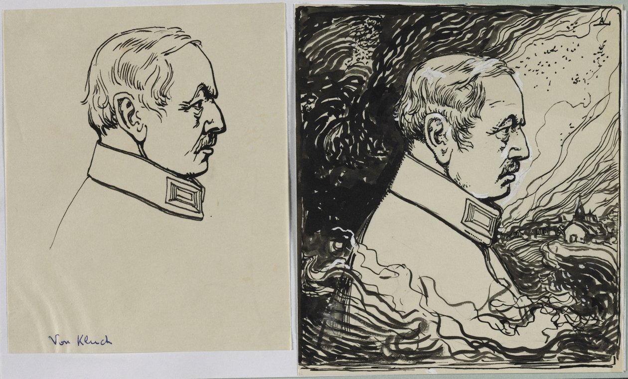Kluck, 1914. autorstwa Auguste Louis Lepère