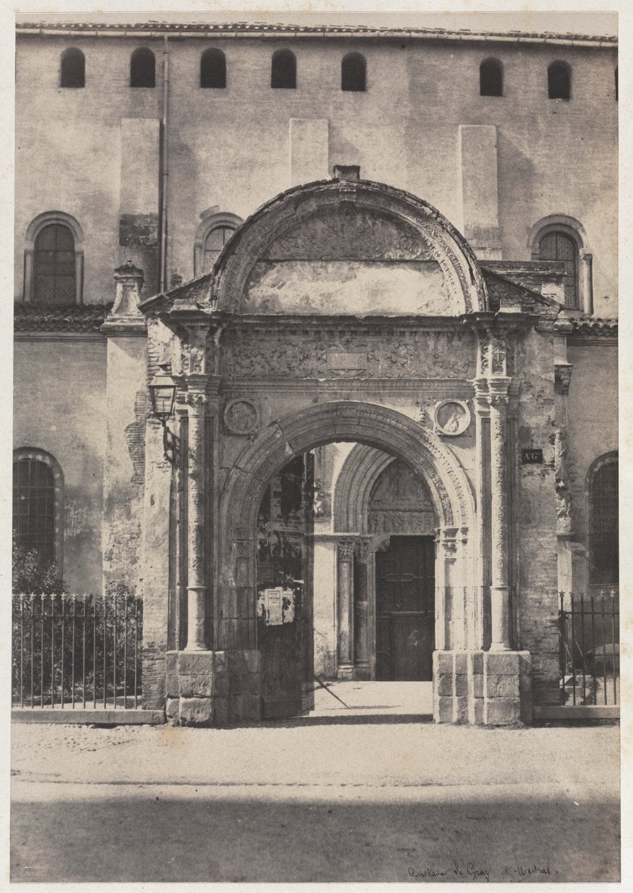 Porte Bachelier, Kościół Saint-Sernin, Tuluza (Haute-Garonne) autorstwa Auguste Mestral