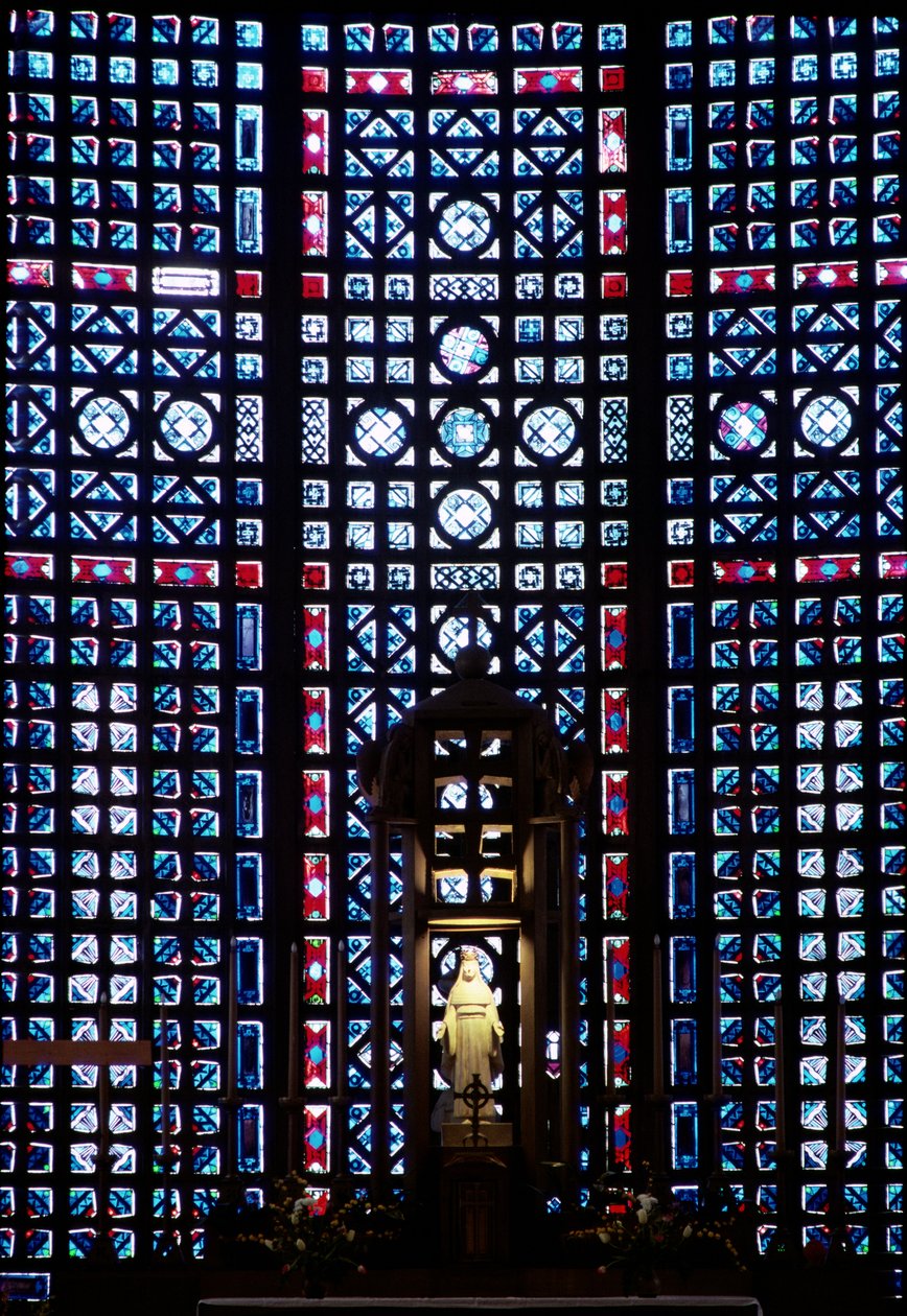 Ściana w stylu Art Deco (witraż) autorstwa Auguste Perret