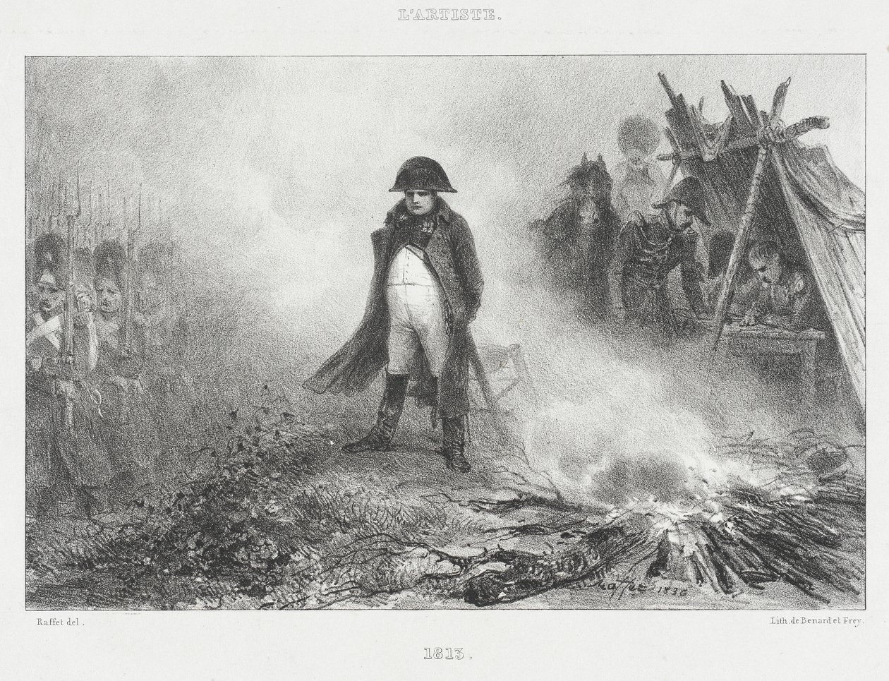 1813 autorstwa Auguste Raffet