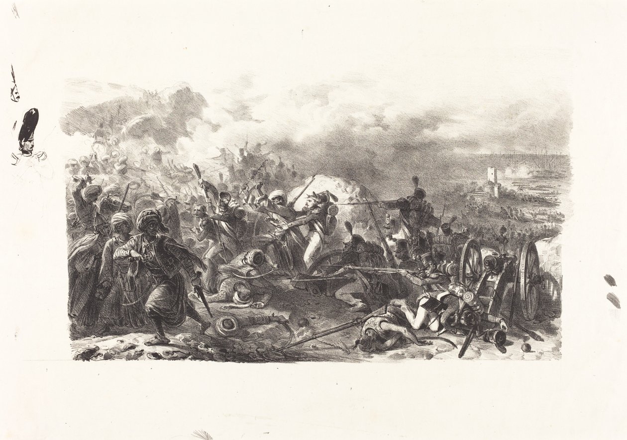 Odcinek z wojny algierskiej autorstwa Auguste Raffet