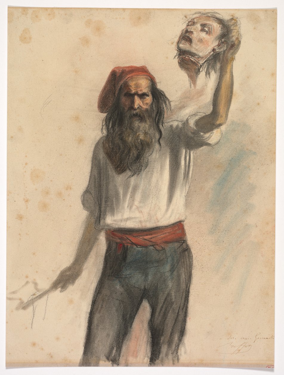 Un Borreau (kat) autorstwa Auguste Raffet