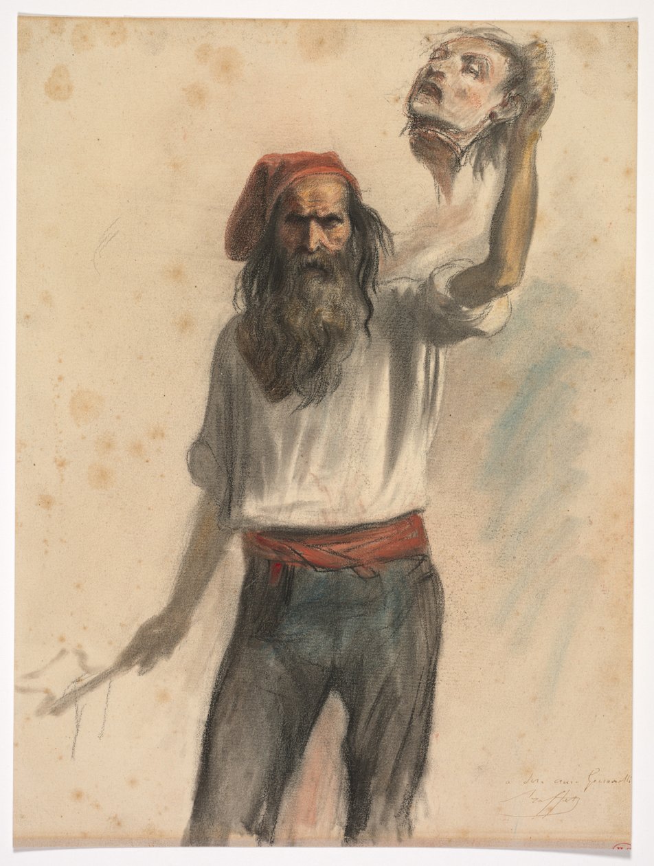 Un Borreau kat, c. 1848. autorstwa Auguste Raffet