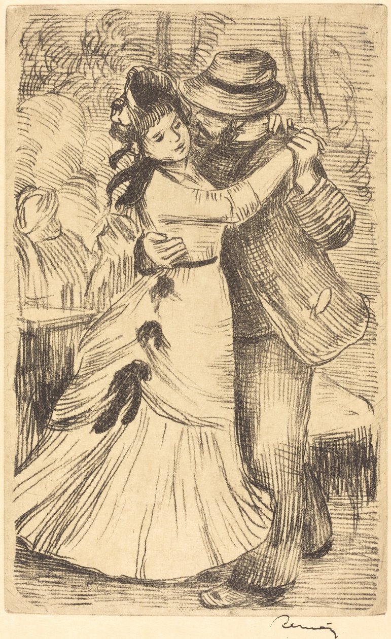 Taniec na wsi (La danse a la campagne) autorstwa Auguste Renoir