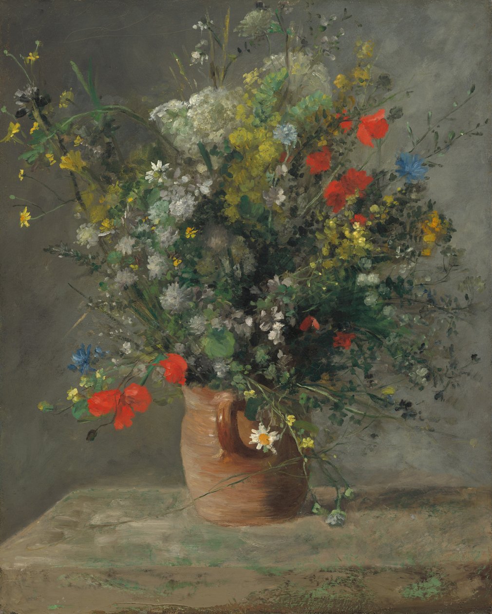 Kwiaty w wazonie autorstwa Auguste Renoir