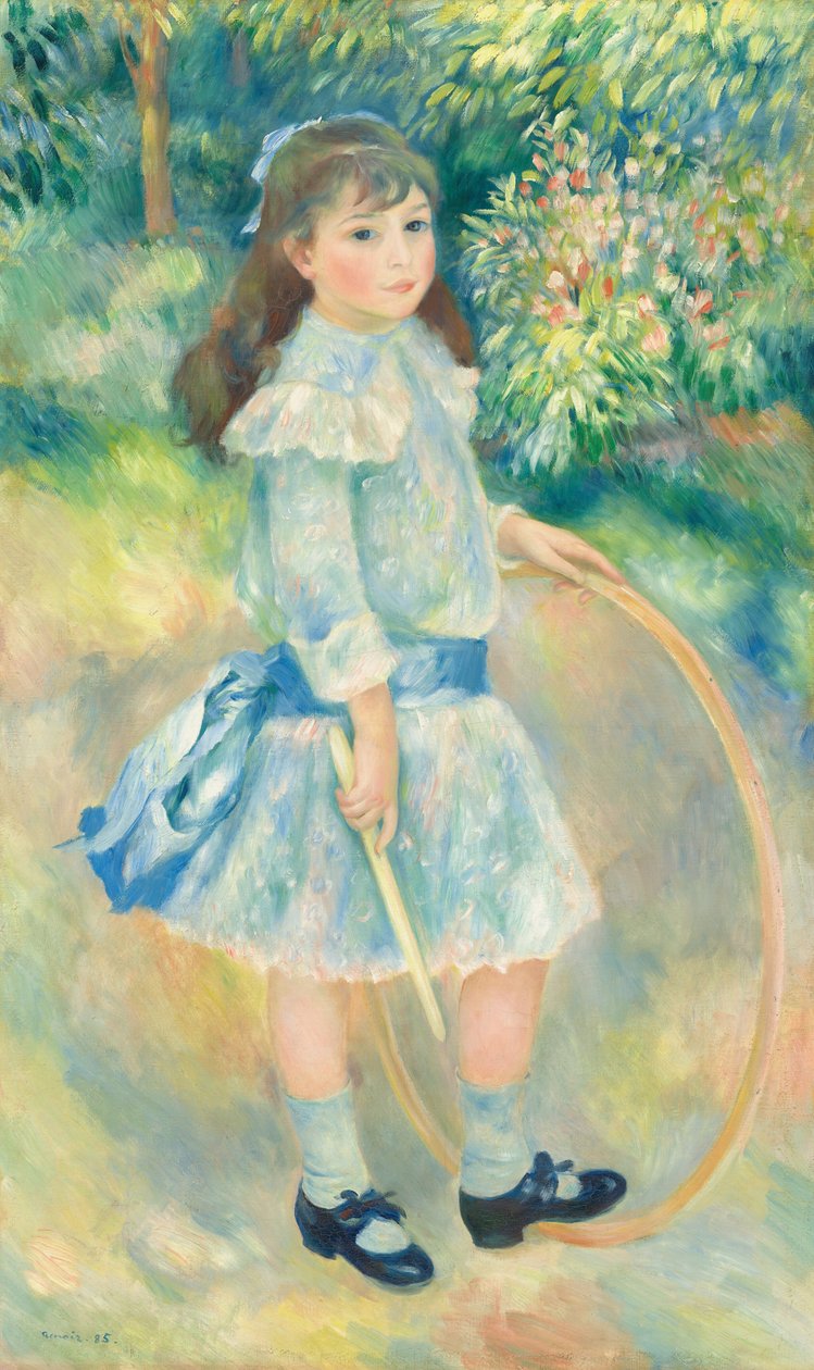 Dziewczyna z obręczą autorstwa Auguste Renoir