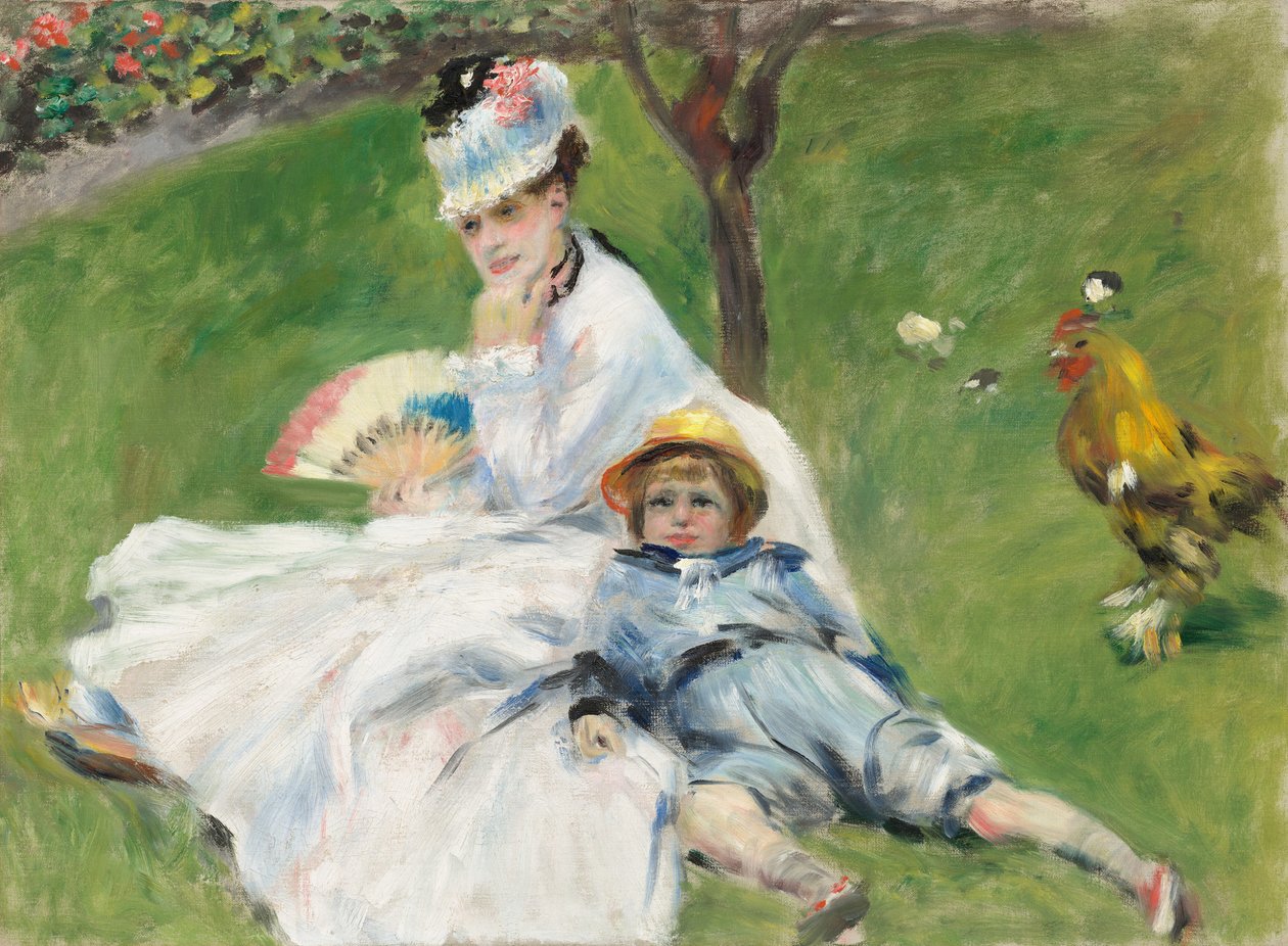Madame Monet i jej syn autorstwa Auguste Renoir