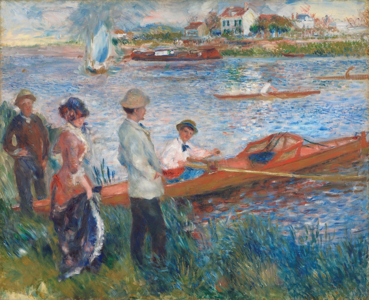 Wioślarze w Chatou autorstwa Auguste Renoir