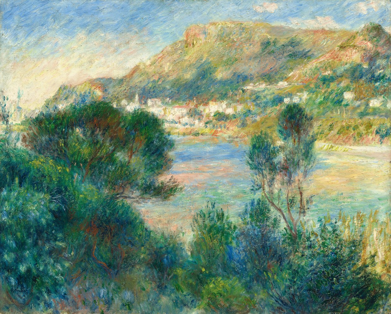 Widok na Monte Carlo z Cap Martin autorstwa Auguste Renoir
