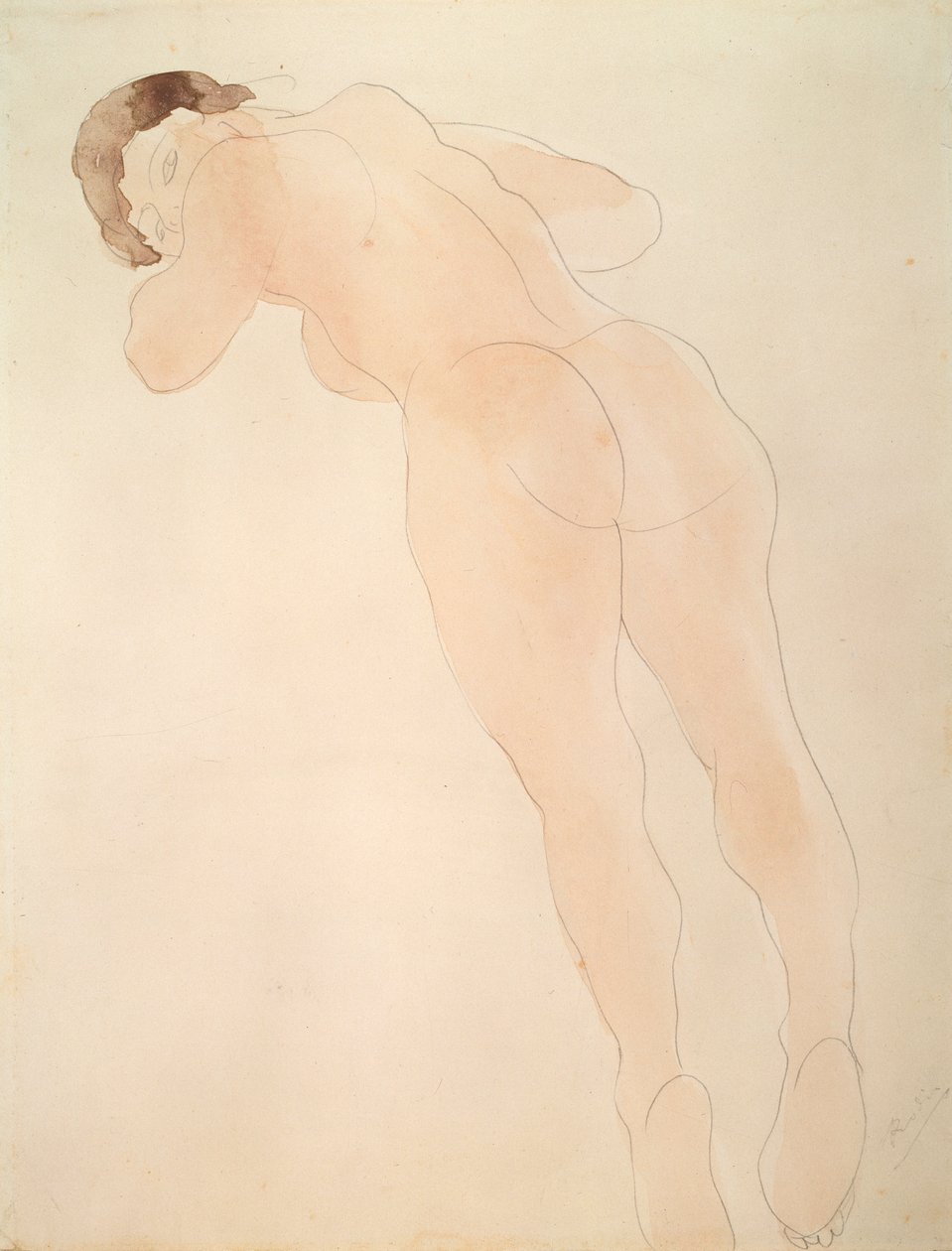 Akt, 1900-1908. autorstwa Auguste Rodin