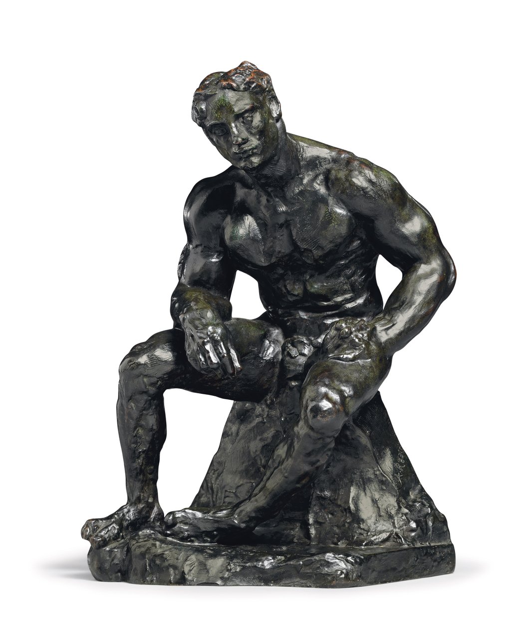 sportowiec amerykański; Sportowiec Amerykain, 1901; C. 1927-1935 autorstwa Auguste Rodin