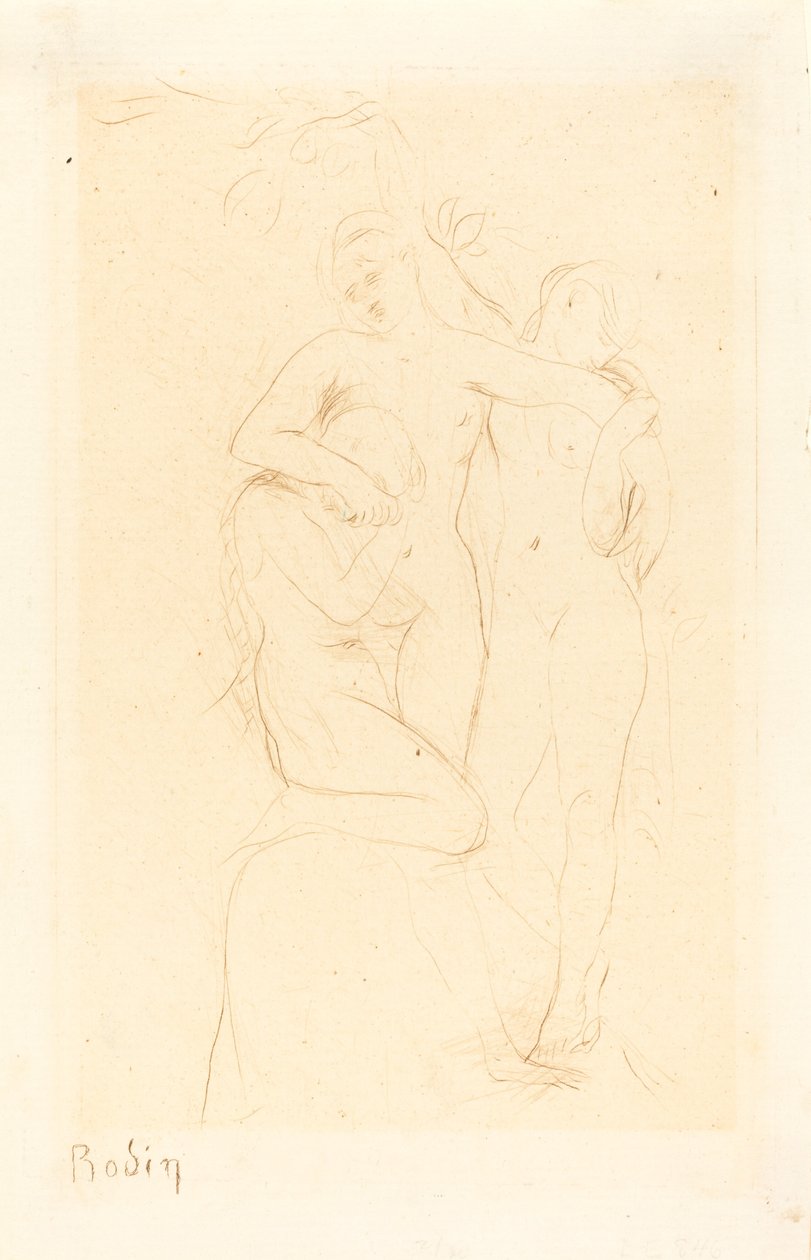 Dusze czyśćcowe autorstwa Auguste Rodin