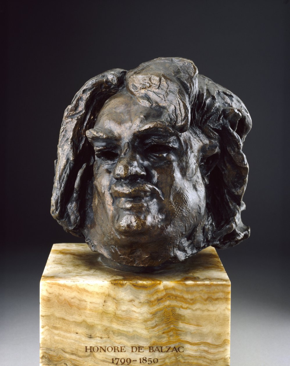 Balzac, Głowa przed Ostatnim Studium (brąz) autorstwa Auguste Rodin