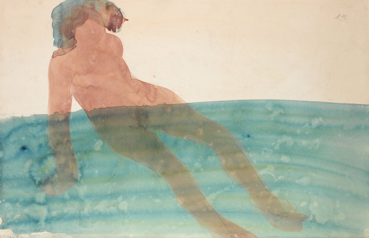 Kąpiąca się kobieta, ok. 1901-1902 autorstwa Auguste Rodin