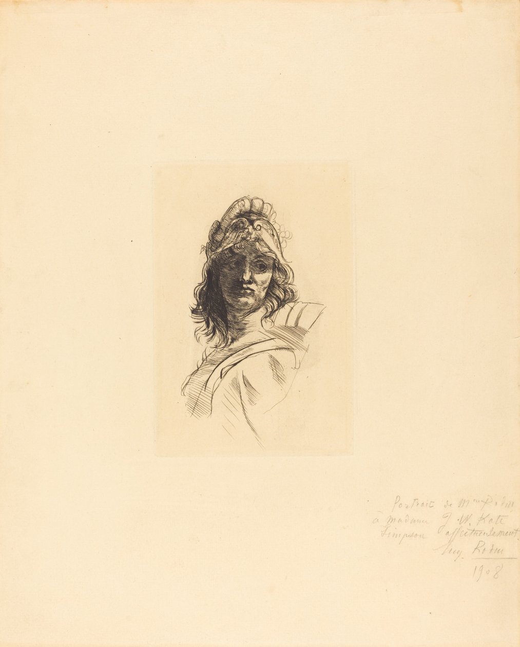 Koperty Bellone autorstwa Auguste Rodin