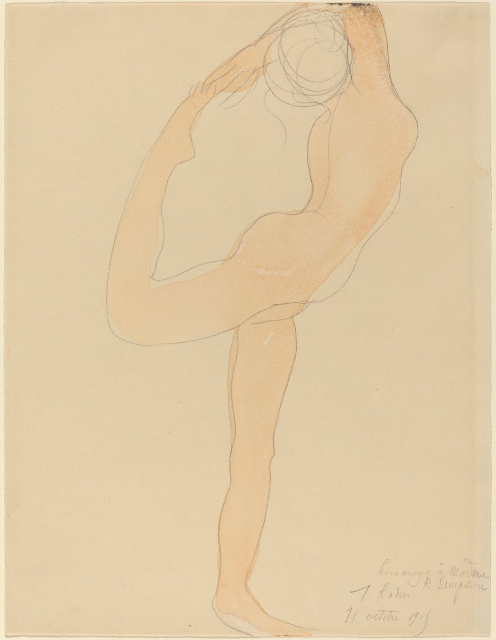 Tańcząca figura autorstwa Auguste Rodin