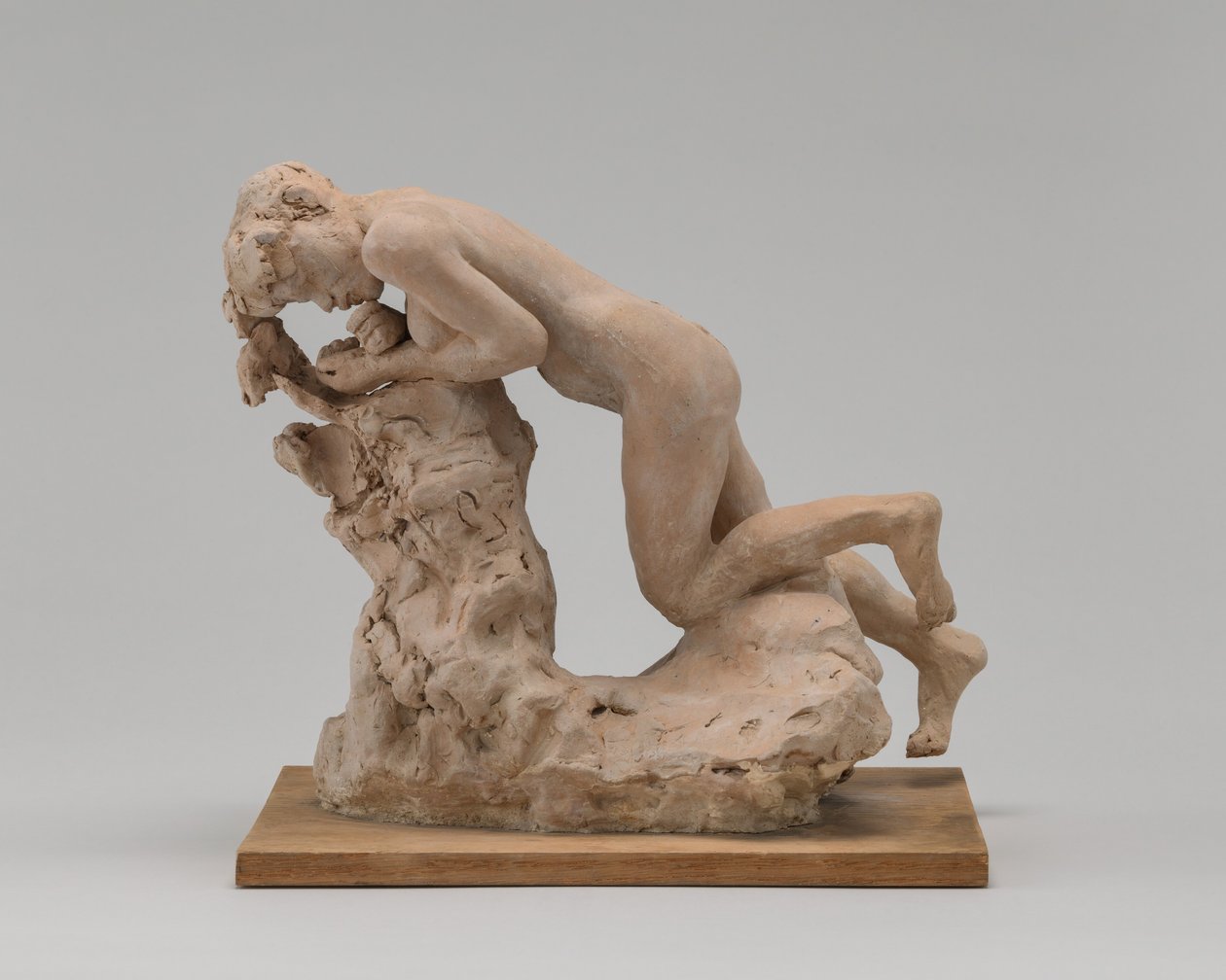 Ewa zjadająca jabłko, ok. godz. 1885. autorstwa Auguste Rodin