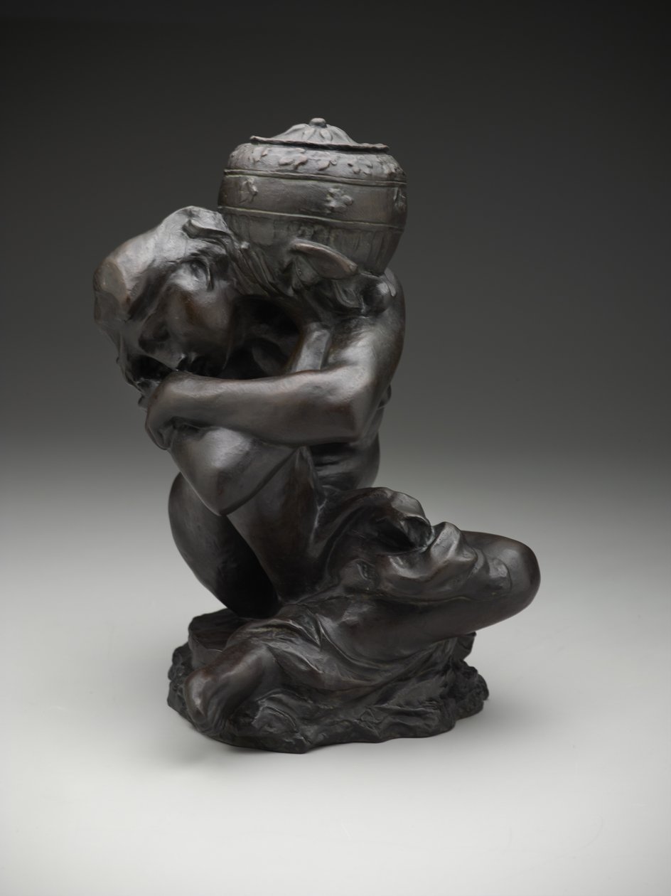 Upadła Kariatyda niosąca urnę autorstwa Auguste Rodin