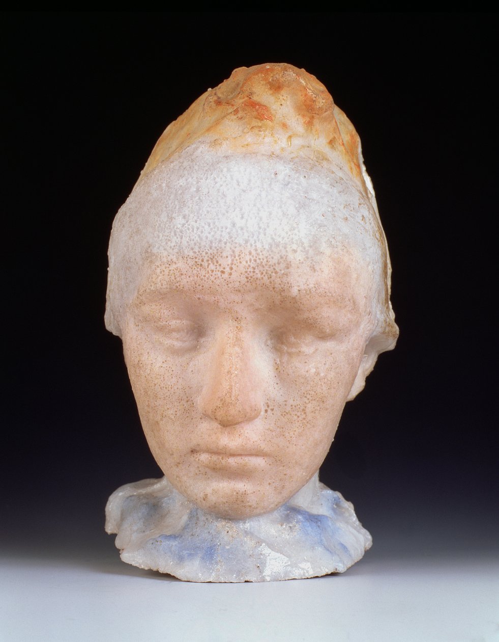 Głowa Camille Claudel, 1911 (pasta szklana) autorstwa Auguste Rodin