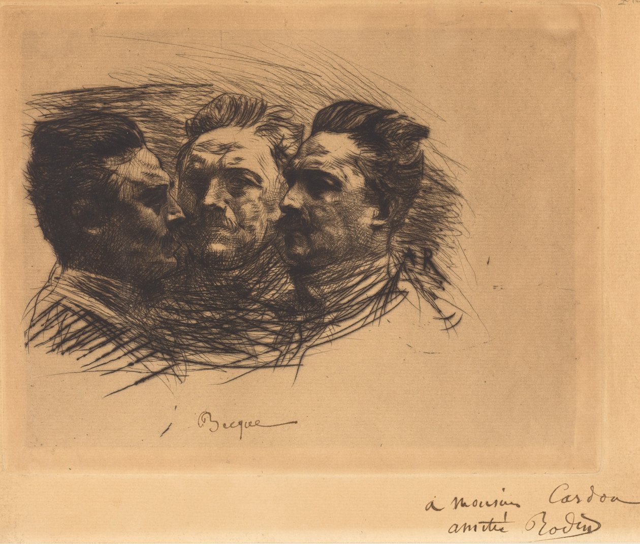 Henri Becque autorstwa Auguste Rodin