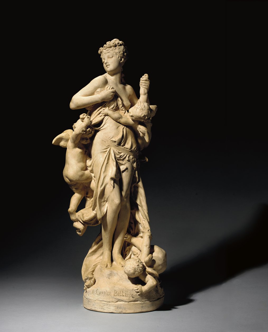 Niewinność dręczona miłością; Niewinność dręczona miłością, 1871; 1900 autorstwa Auguste Rodin