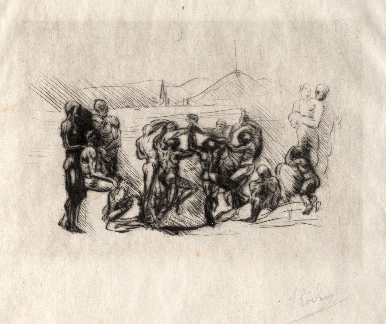 Okrągły autorstwa Auguste Rodin