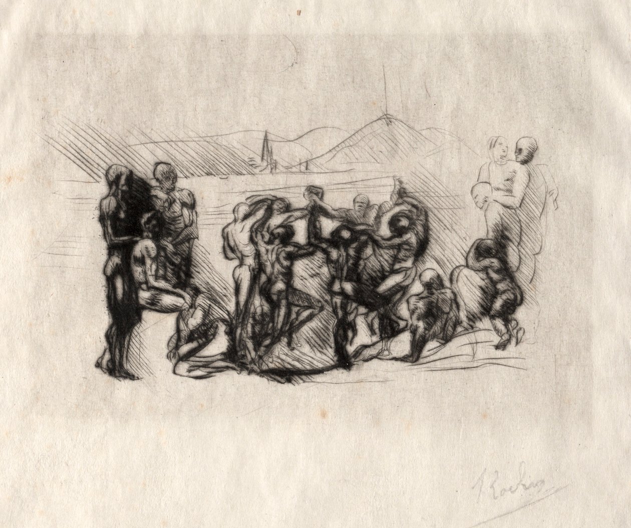 La Ronde, 1883. autorstwa Auguste Rodin