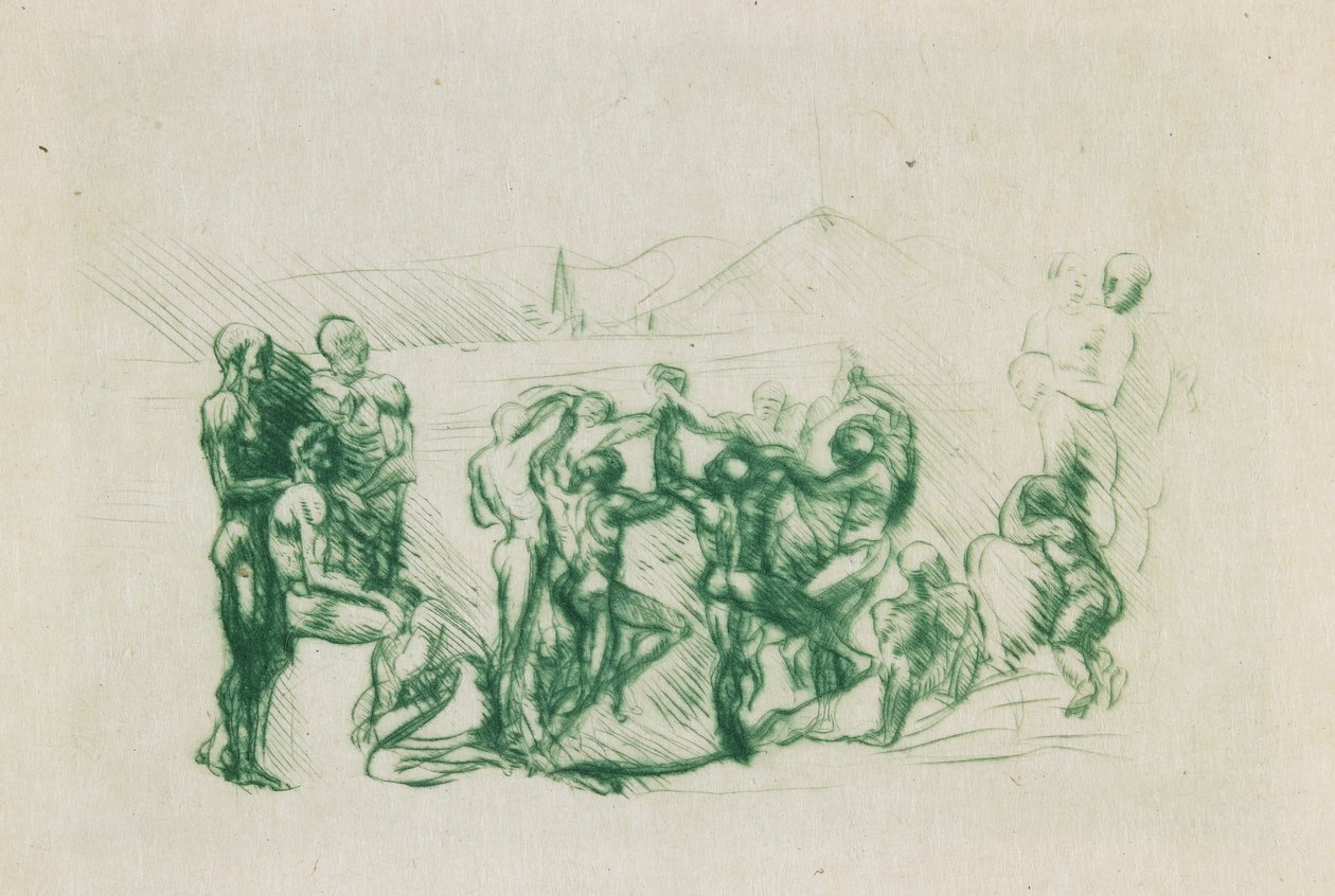 La Ronde, ok. 1883-84 autorstwa Auguste Rodin