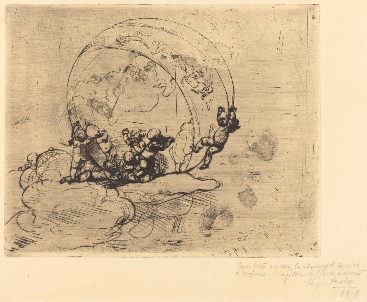 Miłość zmienia świat autorstwa Auguste Rodin