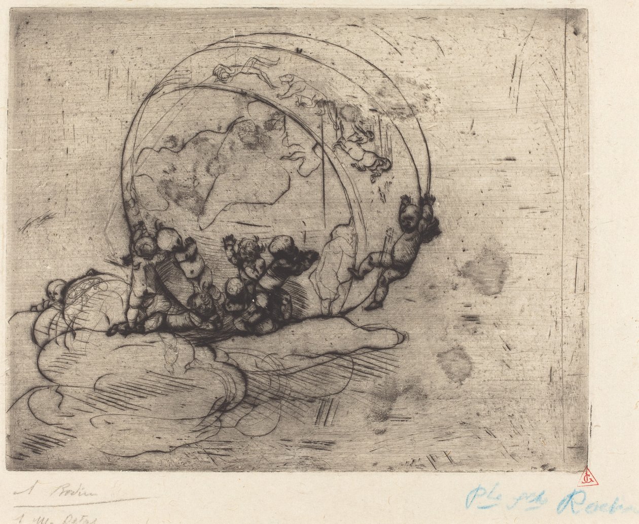 Les Amours Conduisant le Monde autorstwa Auguste Rodin