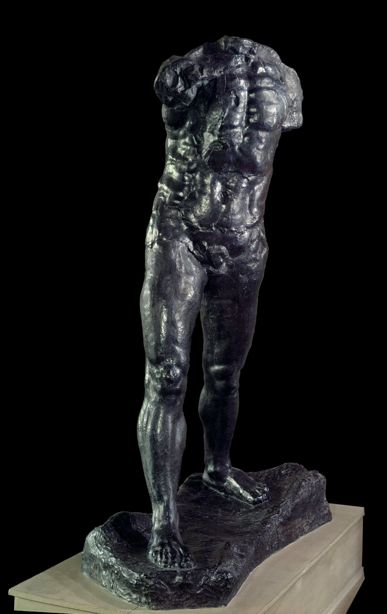 Rzeźba z brązu The Walking Man autorstwa Auguste Rodina (1840-1917) 1905 Paryż, Musee Rodin. autorstwa Auguste Rodin