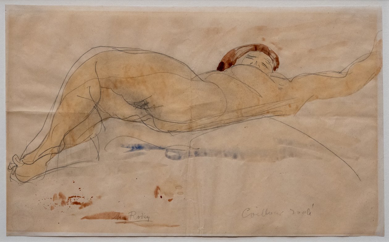 Leżąca kobieta nago autorstwa Auguste Rodin
