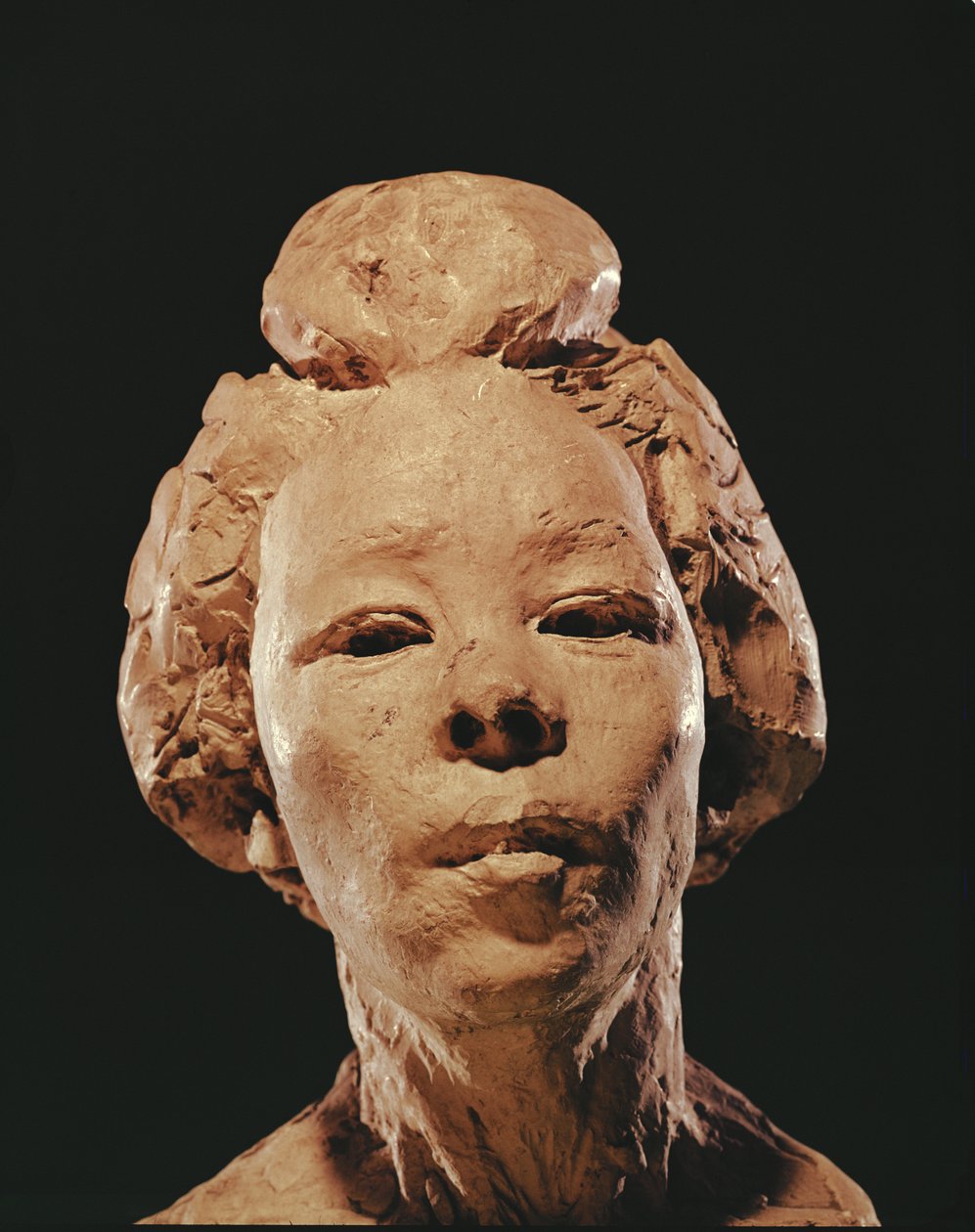 Madame Hanako, 1908 (glina) autorstwa Auguste Rodin