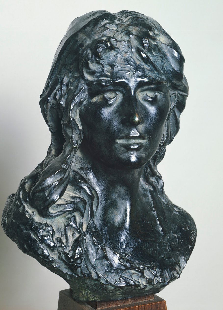 Mignon (Portret Rose Beuret), Auguste Rodin (1840-1917), portret autorstwa Auguste Rodin