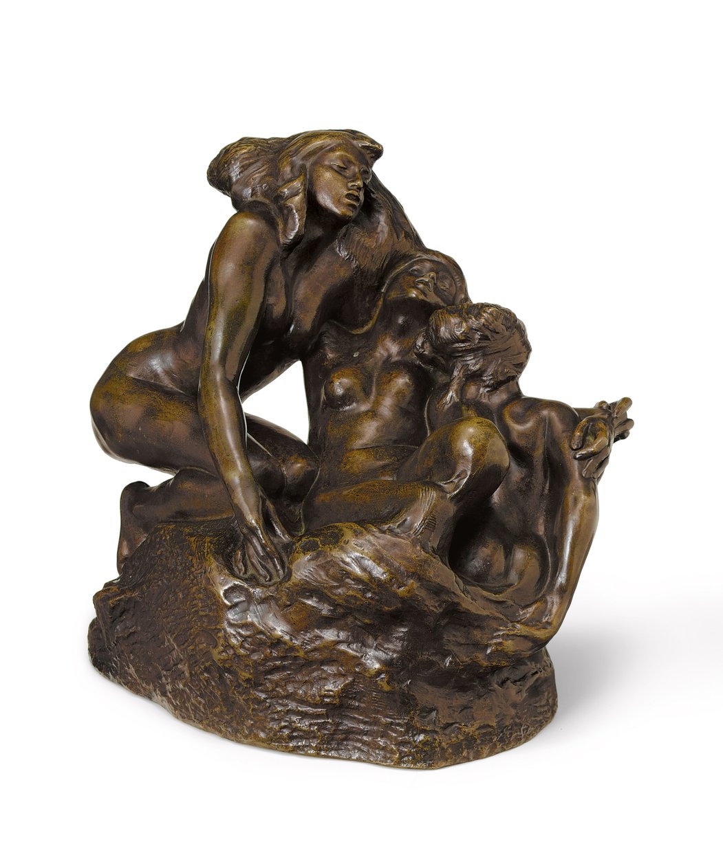 Nereidy lub trzy syreny, 1887; 1899 autorstwa Auguste Rodin