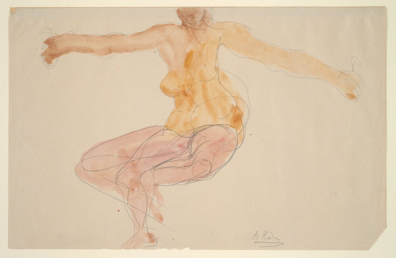 Nagi taniec autorstwa Auguste Rodin