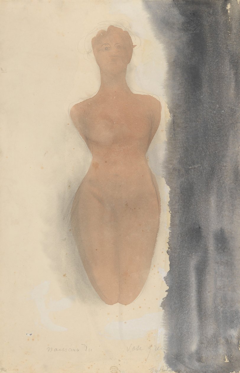 Pochodzenie greckiej wazy, 1900-1910. autorstwa Auguste Rodin