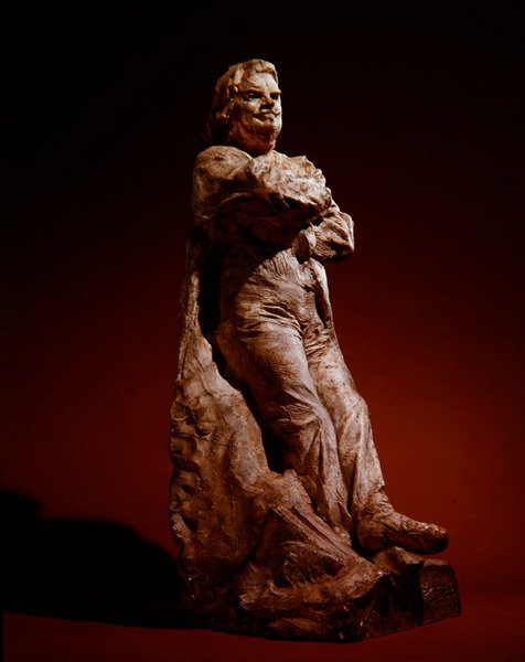 Studium Balzaka w surducie, 1892-95 (tynk) autorstwa Auguste Rodin