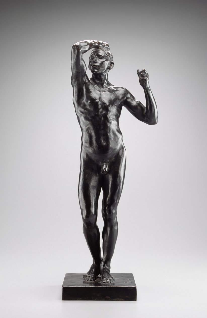 Wiek brązu, po 1877 (brąz) autorstwa Auguste Rodin