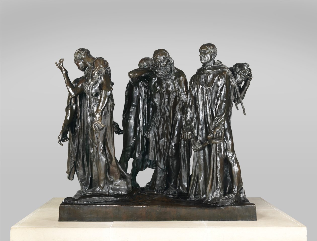 Mieszczanie z Calais, 1884-95 autorstwa Auguste Rodin