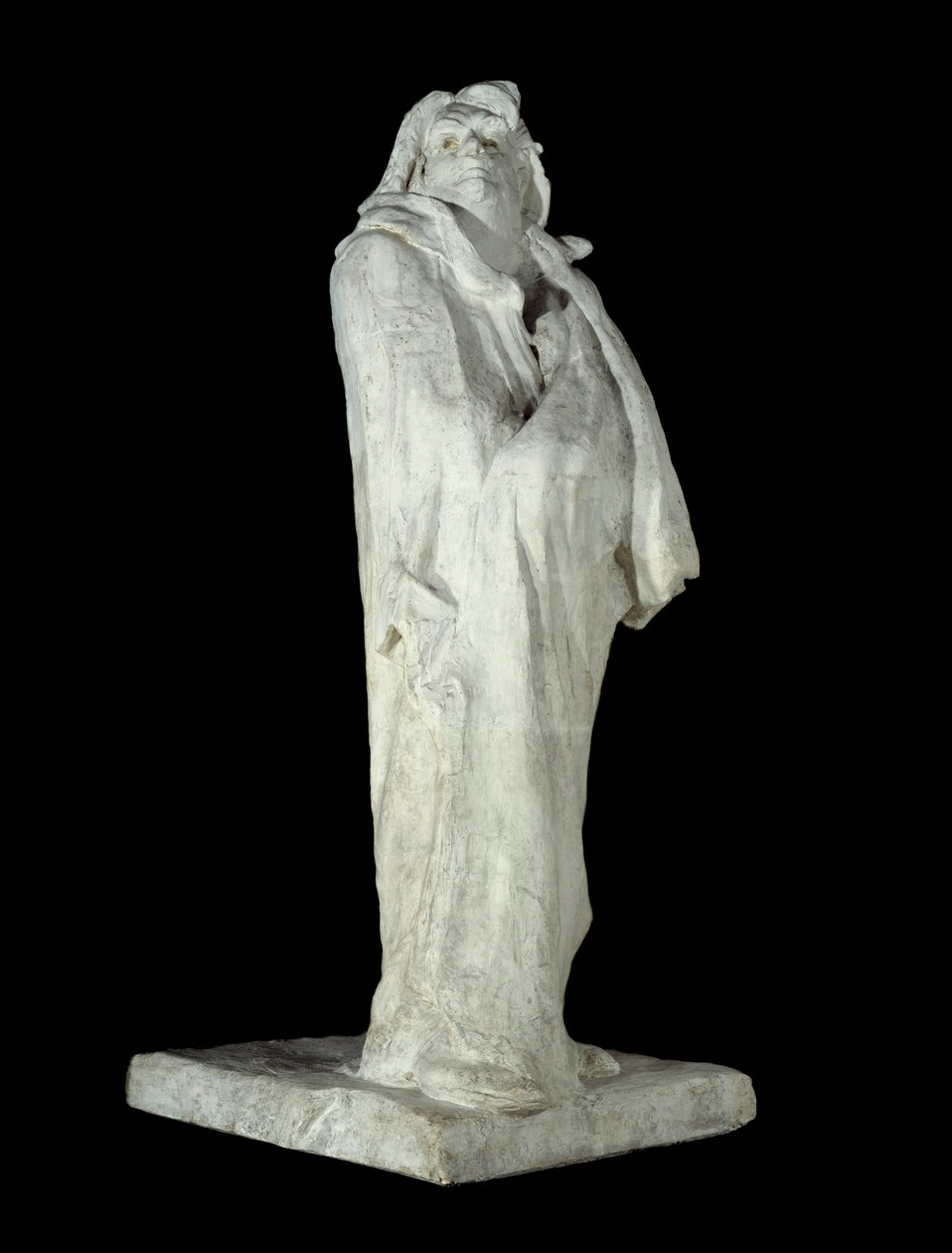 Francuski pisarz Honore de Balzac (1799-1850). Rzeźba gipsowa autorstwa Auguste Rodina (1840-1917) 1898 Paryż, Musee d