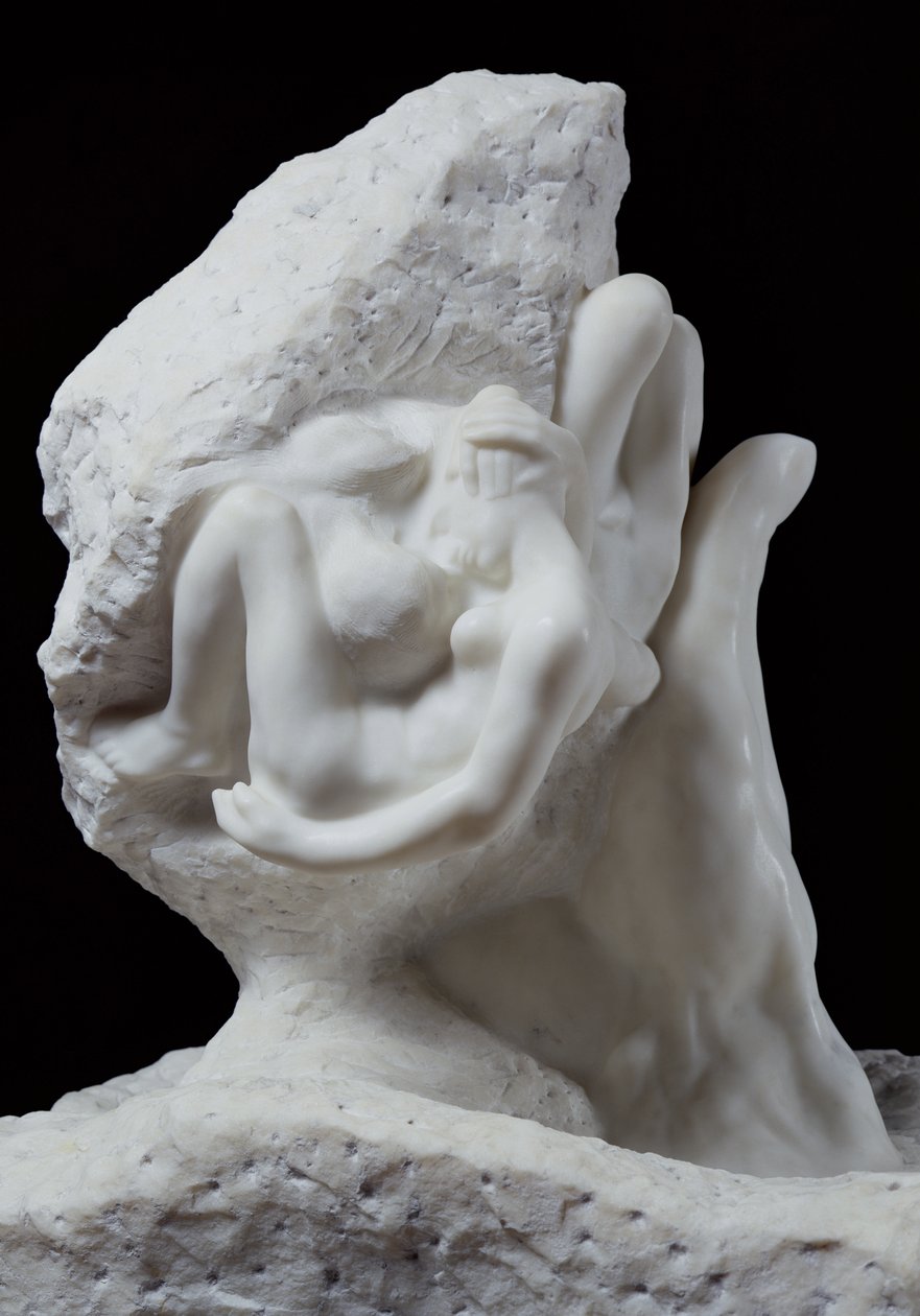 Ręka Boga, czyli Stworzenie, 1902 (marmur) autorstwa Auguste Rodin