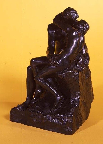 Pocałunek, c.1886 (brąz) autorstwa Auguste Rodin