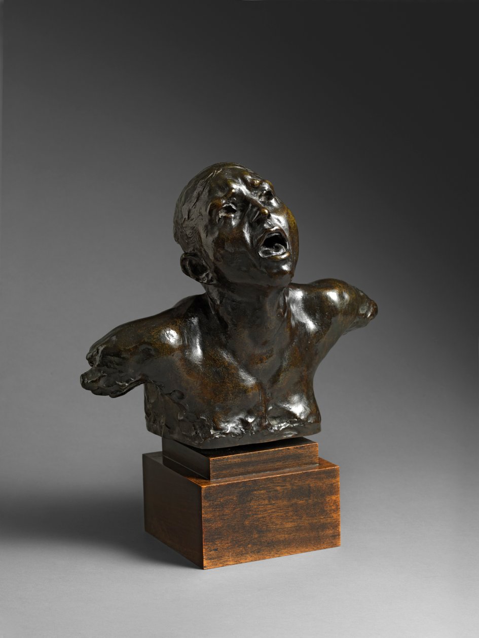 Krzyk, Le Cri, przed 1886 r. autorstwa Auguste Rodin