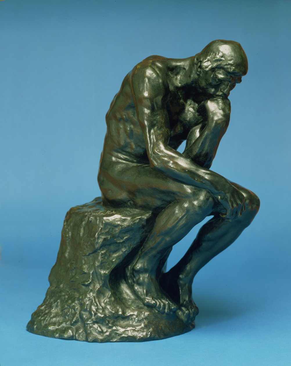 Myśliciel, 1880 (brąz) (patrz także 158431) autorstwa Auguste Rodin