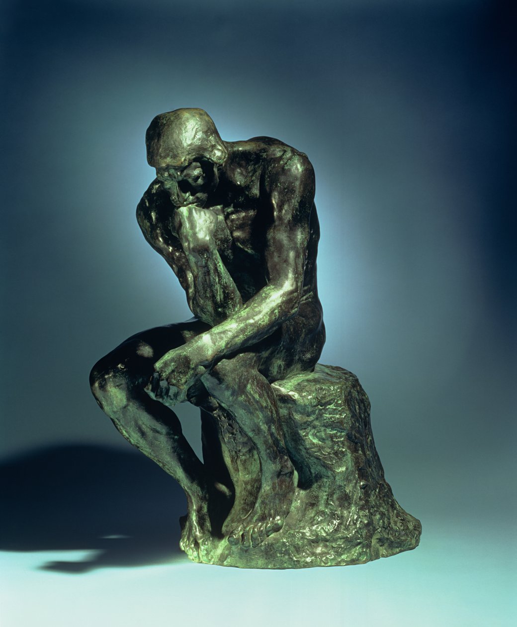 Myśliciel, ok. 1881 autorstwa Auguste Rodin